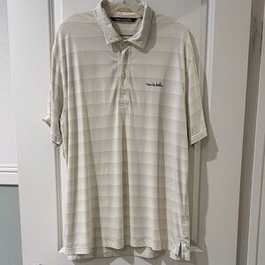 Travis Matthew Striped Men's Polo Shirt size XL